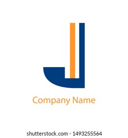 Vector logo letter "j" with a simple design