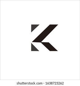 vector logo letter "k" for brand and company names