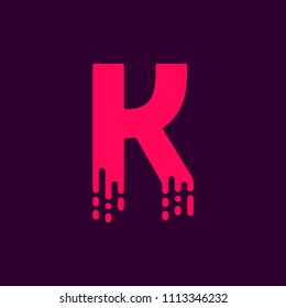 Vector Logo Letter K. K Letter Design Vector