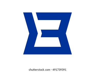 vector logo of letter L and B