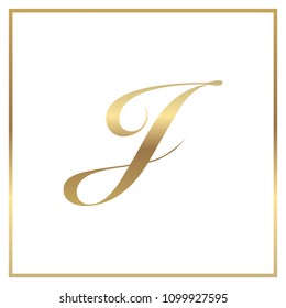 Vector Logo Letter Q With Gold Gradient