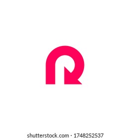 Vector Logo Letter R Arrow