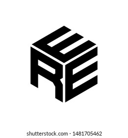 vector logo letter R real estate