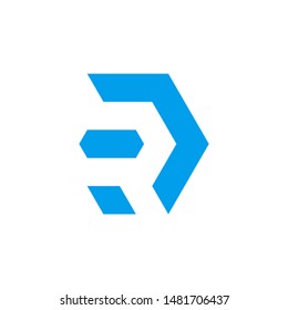 vector logo letter R real estate