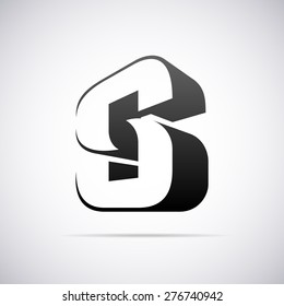 Vector logo for letter S design template