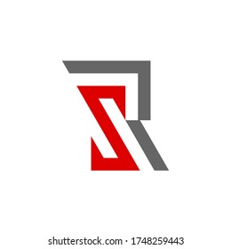 vector logo letter s modern