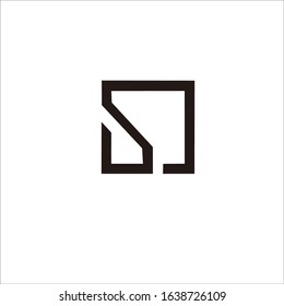 vector logo letter "sb" for brand and company names