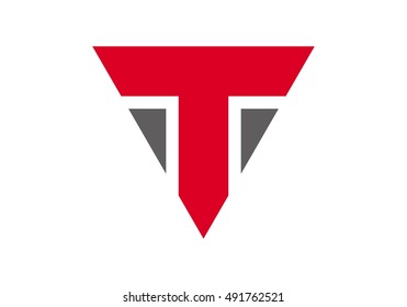 Vector Logo Of Letter T