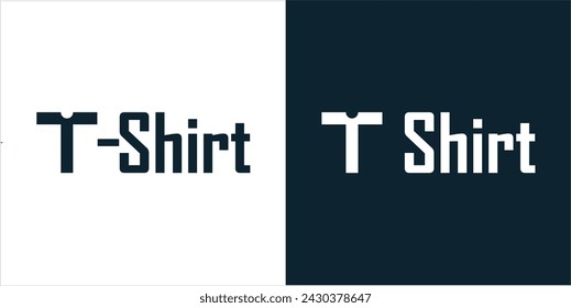 vector logo of the letter t which becomes the shape of simple clothes and t-shirts. This logo is very suitable for a clothing or convection business