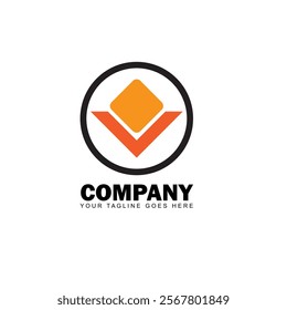 
VECTOR LOGO LETTER V, VO SIMPLE