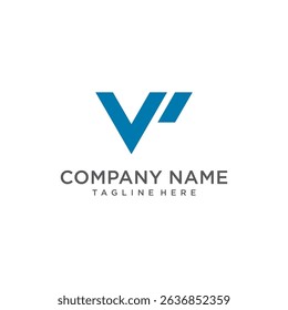 vector logo letter VP. concept logo