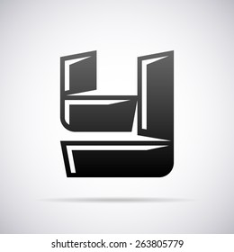 Vector logo for letter Y design template
