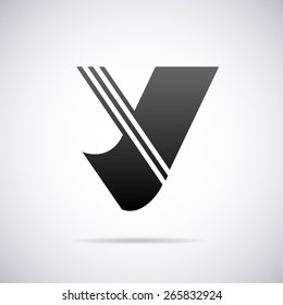 Vector logo for letter Y design template