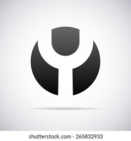 Vector logo for letter Y design template