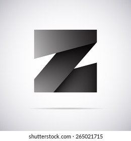 Vector logo for letter Z design template