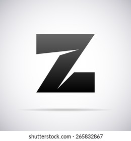 Vector logo for letter Z design template