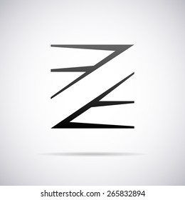 Vector logo for letter Z design template