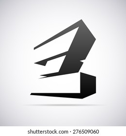 Vector logo for letter Z design template