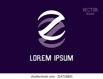 Vector logo for letter Z design template. Creative  sign for business