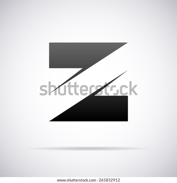 Vector Logo Letter Z Design Template Stock Vector (Royalty Free ...