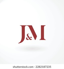 Vector Logo - Lettermark Design is Combination Letter J and M Customized