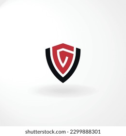 Vector Logo - Lettermark Letter V and G - Abstract Style Logo