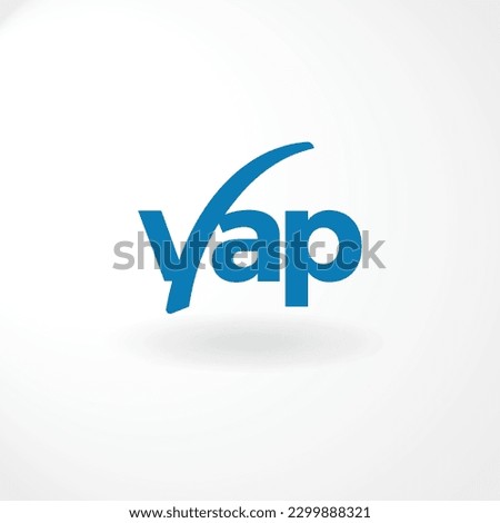 Vector Logo - Lettermark Letter YAP - Abstract Style Logo