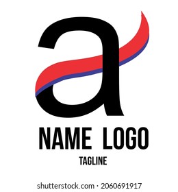 vector logo of A letters, for free design.