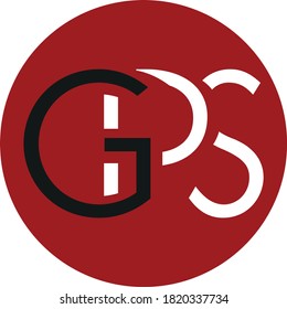 Logo vector con letras G, P, S. Adecuado para monogramas, empresas, profesionales