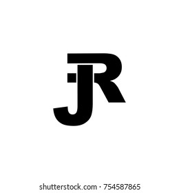 vector logo from the letters j and r