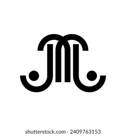 vector logo with line equation for business and company