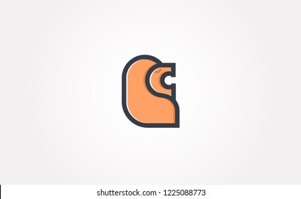 Vector logo lion