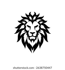 Vector logo of a lion king head wearing a crown suitable for use as an esport logo

