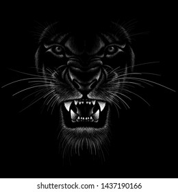 The Vector logo lion for tattoo or T-shirt print design or outwear. Hunting style lions background. The Vector logo lion for tattoo or T-shirt print design or outwear. Hunting style lions background.