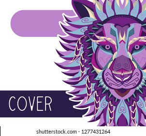 The Vector logo lion for T-shirt design or outwear