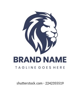vector logo lionshield ilustration graphic