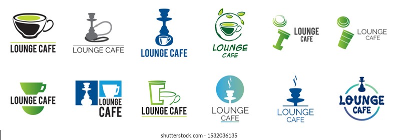 Vector logo lounge cafe, leisure and entertainment