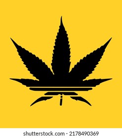 vector logo love for cannabis