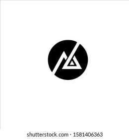 vector logo M, A for brand and company name
