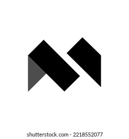 el logotipo del vector M es muy limpio y elegante adecuado para una empresa limpia. gracias.