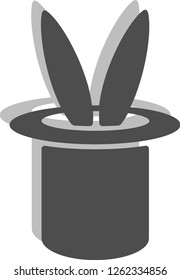 Vector logo magicians hat on a white background.