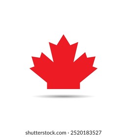 A vector logo of a maple leaf with sharp, detailed edges, symbolizing nature, resilience, and tradition in a clean, minimalist design.