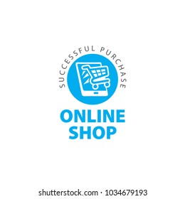 vector logo market shopping