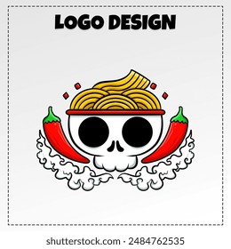 Vector Logo Mascota Ilustración Diseño de Vector