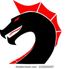 Logotipo vectorial mascota dragón de agua png