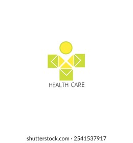 Vector logo for medical center  pharmacy  hospital with recognizable symbol of medicine - cross