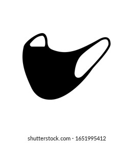 Logo der Vektorillustration der medizinischen Maske Symbol, Anti-Staub und Virenschutz