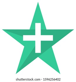 vector logo medical with a simple and beautiful shape. creative logo design
