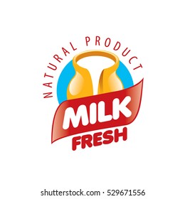 vector logo milk