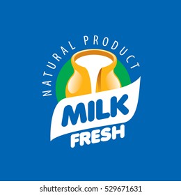 vector logo milk